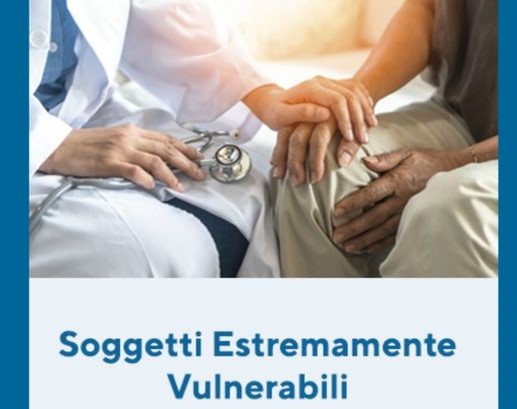 MOLISE, CAMPAGNA VACCINALE ANTI-COVID, ADESIONI SOGGETTI ESTREMAMENTE VULNERABILI