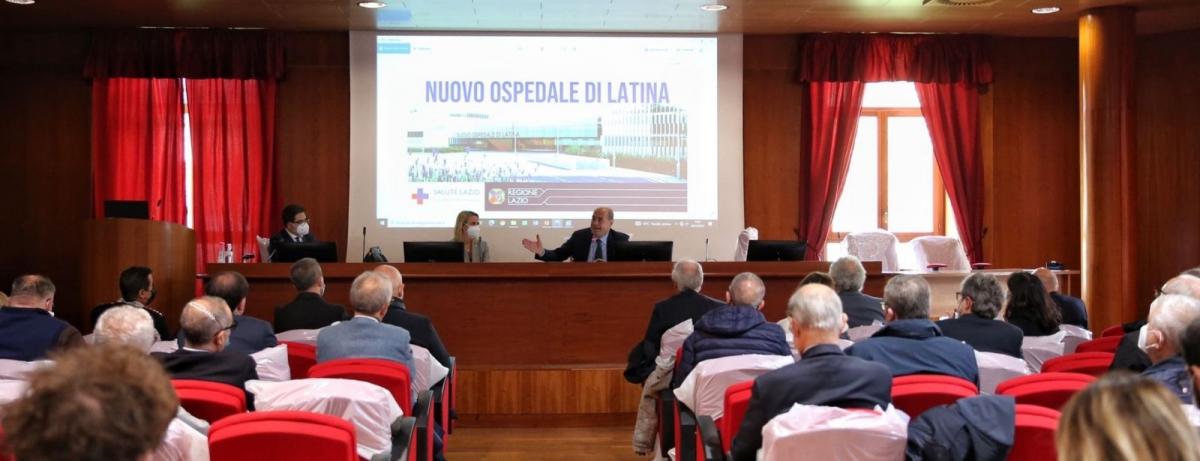 PRESENTATO PROGETTO NUOVO OSPEDALE DI LATINA