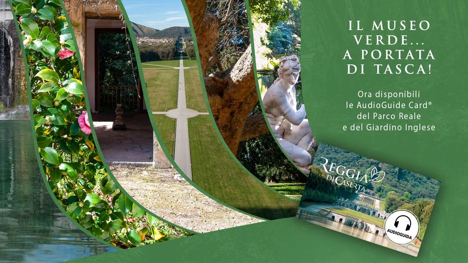 IL MUSEO VERDE PROTAGONISTA DELLA VISITA ALLA REGGIA DI CASERTA: ARRIVANO LE PRIME AUDIOGUIDE DEL PARCO REALE E DEL GIARDINO INGLESE