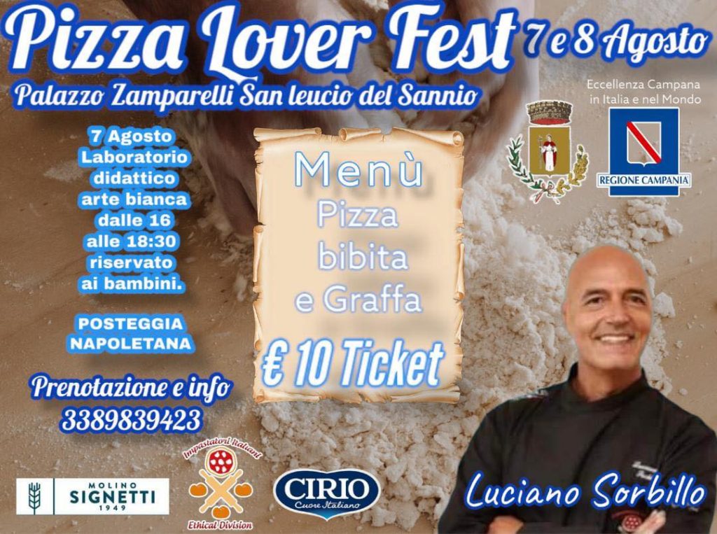 “PIZZA LOVER FEST” A SAN LEUCIO DEL SANNIO