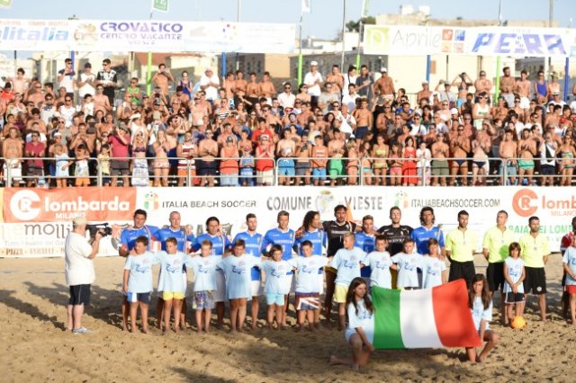 XX TAPPA ALLÉNATI CONTRO LA VIOLENZA – ITALIA BEACH SOCCER – GRANDE SUCCESSO A VIESTE, LO SCORSO 15 E 16 LUGLIO 2023