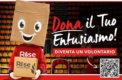 VOLUNTEER DAYS DI RISE AGAINST HUNGER ITALIA, CON IL CAAB E LA FONDAZIONE BOLOGNA WELCOME APPUNTAMENTO AL PALADOZZA PER I BAMBINI DELLE SCUOLE IN AFRICA