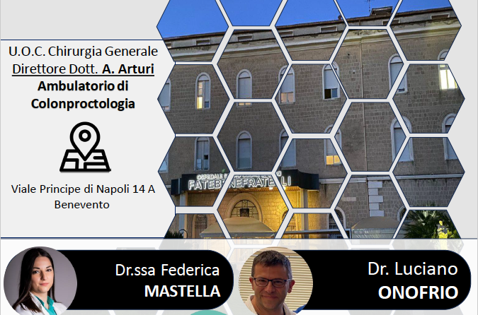 AL FATEBENEFRATELLI DI BENEVENTO “OPEN DAY ‘COLON PROCTOLOGIA”