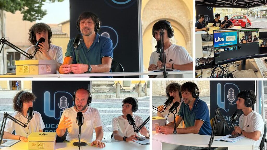 IL “LUCARELLI PODCAST” PORTA LA VOCE DEI GIOVANI A BENEVENTO CITTÀ SPETTACOLO