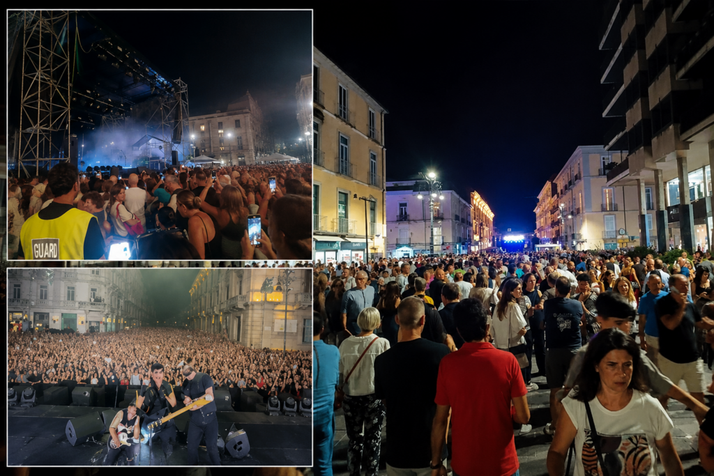 AVELLINO, IL CONCERTONE DIVIDE PIAZZA LIBERTÀ: ACCESSO LIMITATO E POLEMICHE SULL’ORGANIZZAZIONE