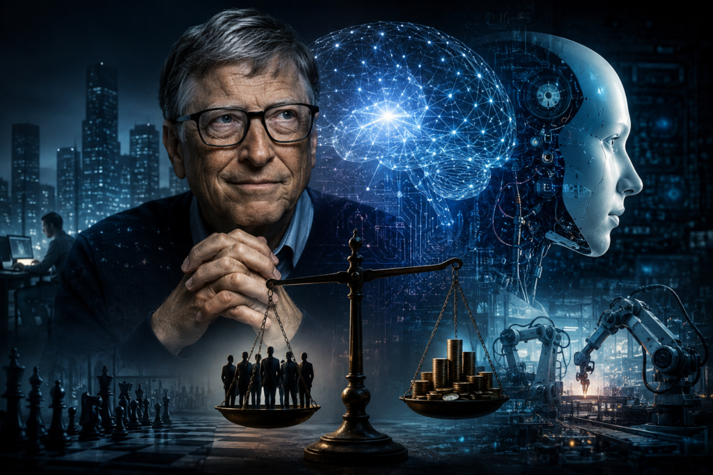 BILL GATES SULL’INTELLIGENZA ARTIFICIALE: “SUPERATE SOGLIE CRITICHE, ORA SERVONO REGOLE E POLITICHE PUBBLICHE”