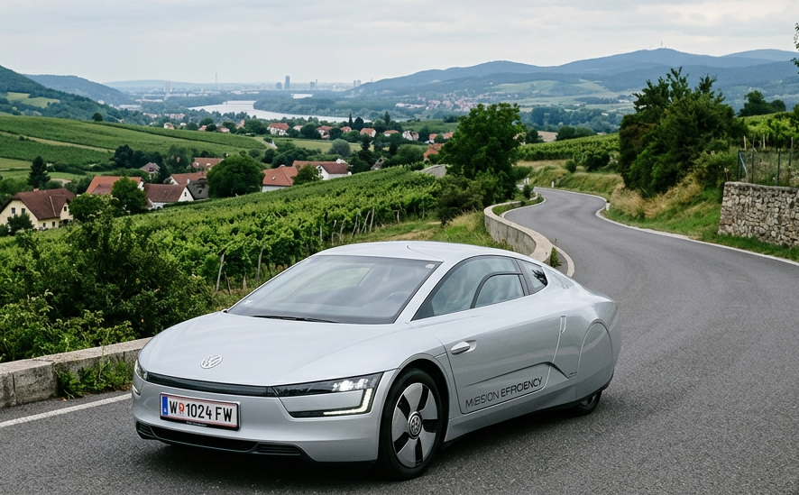 Volkswagen Mission Efficiency, 1.278 chilometri con una sola sosta di ricarica